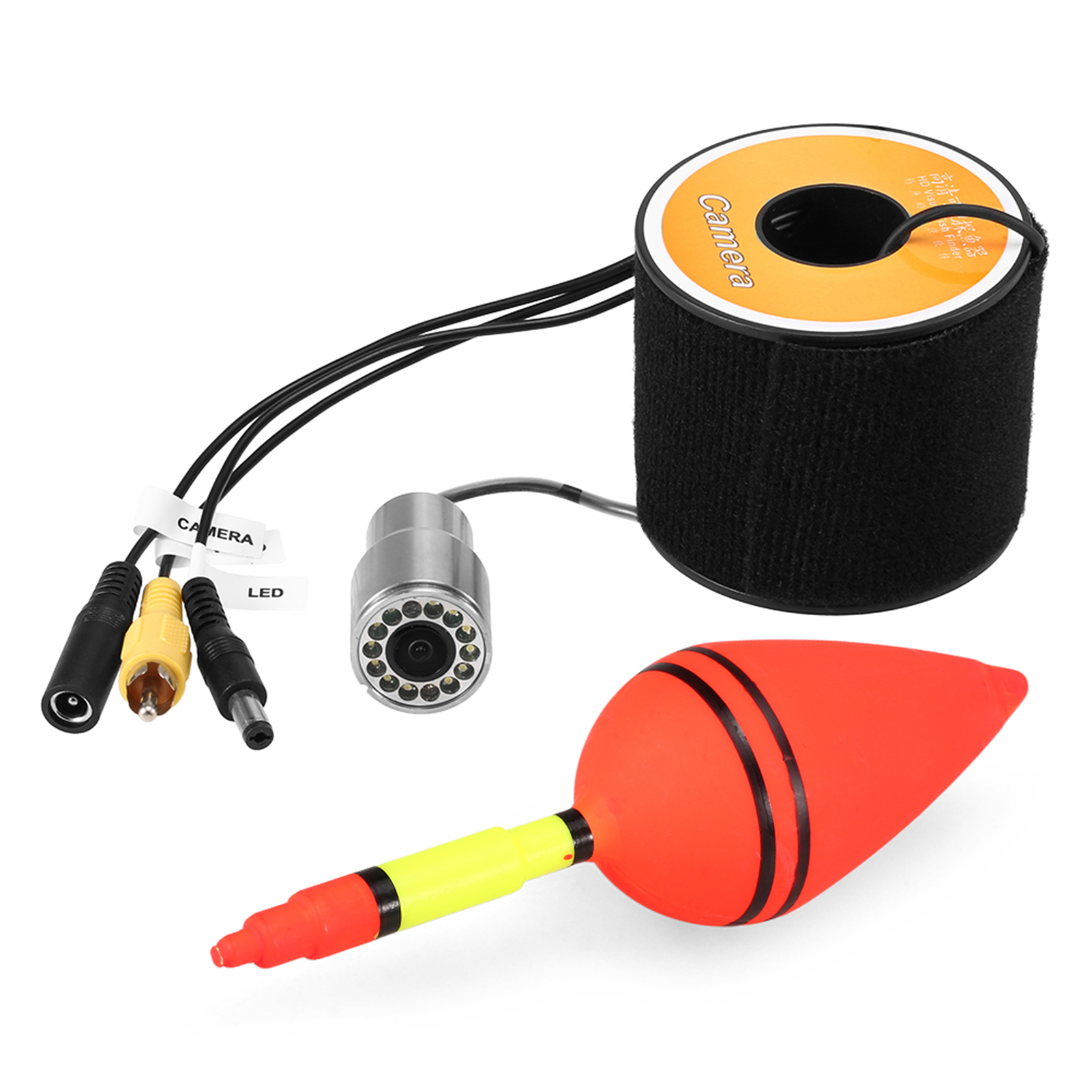 Fish Finder Portable - 1200TVL Underwater Fishing Camera 12 LED