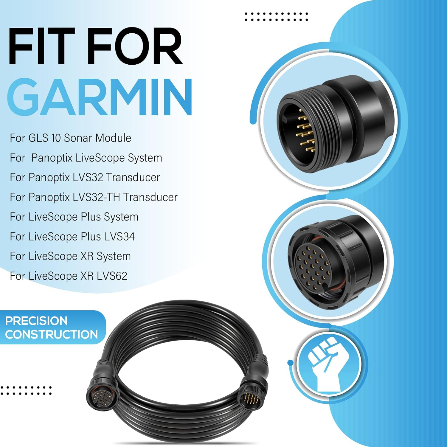 010-12855-00 Ship Transducer E - Fish Finder Cable reseña y precio
