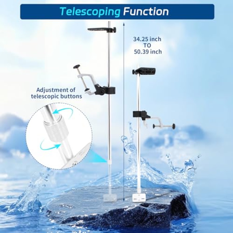 Telescopic Portable Fish Finde - Fish Finder Transducer reseña y precio
