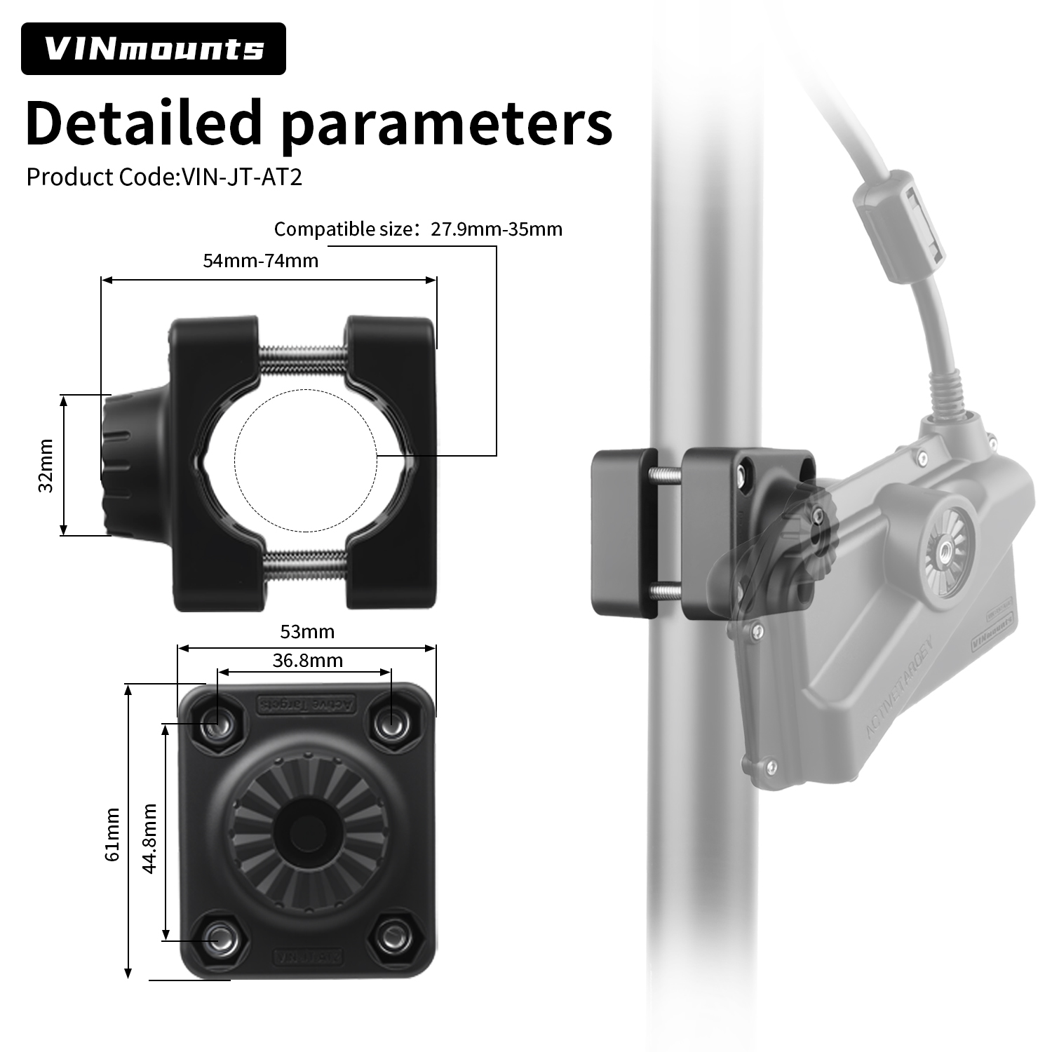 VINmounts LOWRANCE ActiveTarge - Fish Finder Transducer reseña y precio
