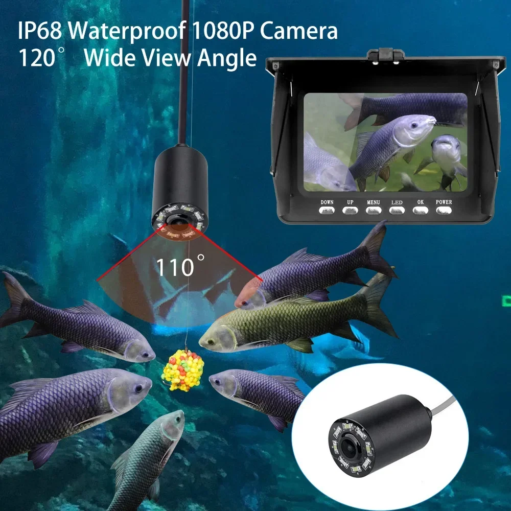 Fish Finder 5.0 Inch LCD Displ - Fishing Camera reseña y precio