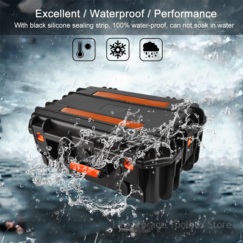 Large Capacity Tool box with w - Fish Finder Case reseña y precio