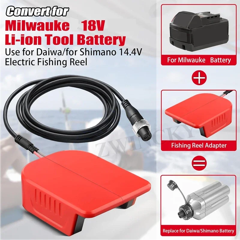 NEW Portable Fishing Reel Adap - Fish Finder Battery reseña y precio