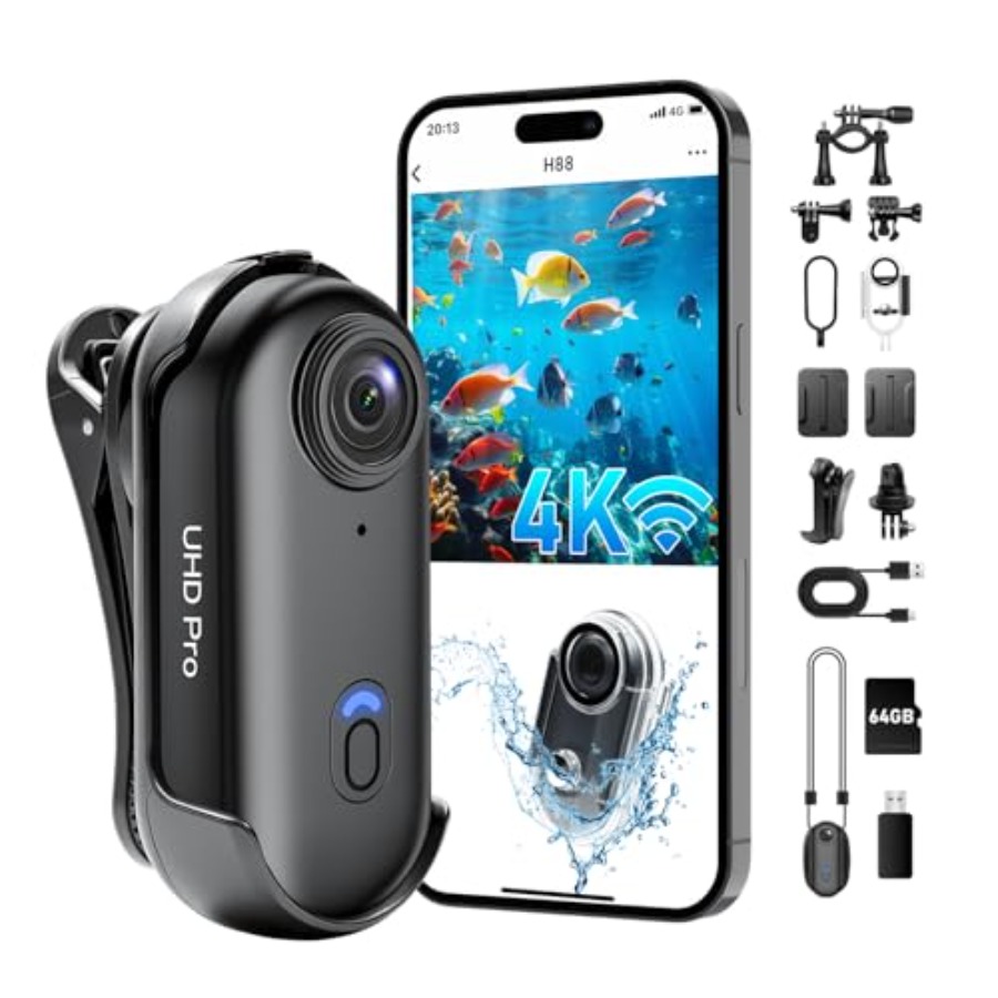 4K Action Camera for Cycling H - Fishing Camera reseña y precio
