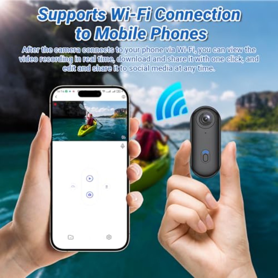 4K Action Camera for Cycling H - Fishing Camera reseña y precio