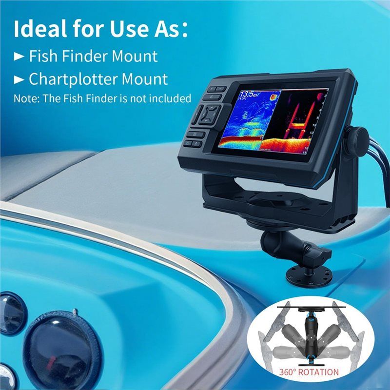 AA90-Aluminum Fish Finder Moun - Fish Finder Case reseña y precio