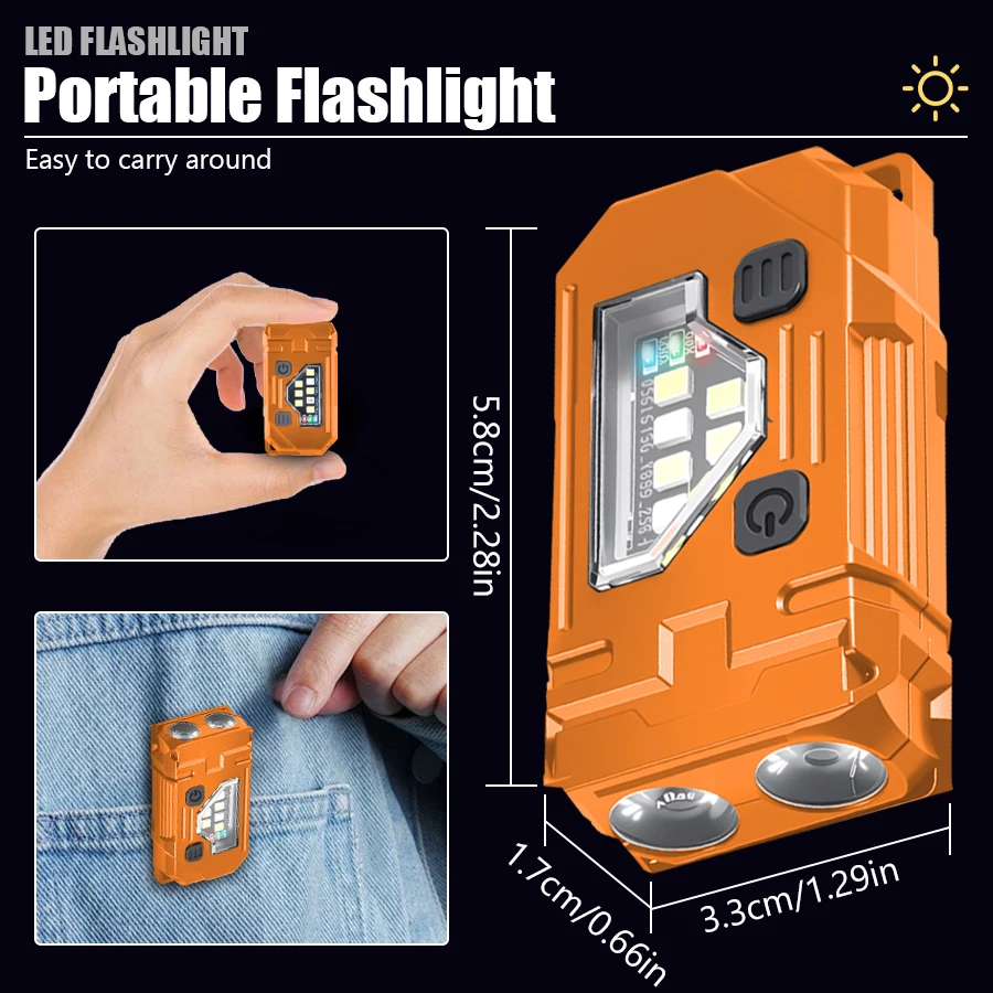 Mini Keychain EDC Flashlight R - Fishing Light reseña y precio