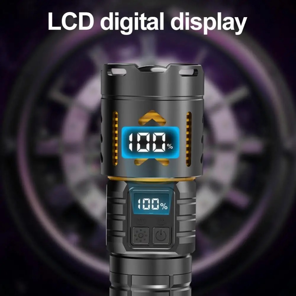 High Power LED Flashlight Zoom - Fishing Light reseña y precio