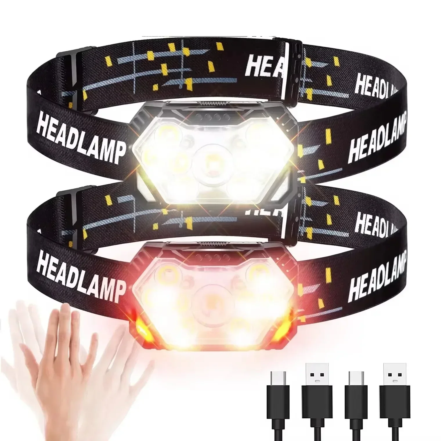 Powerful LED Sensor Headlamp U - Fish Finder Battery reseña y precio