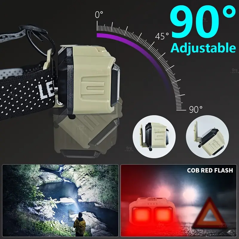 COB LED Headlamp Rechargeable  - Fishing Light reseña y precio
