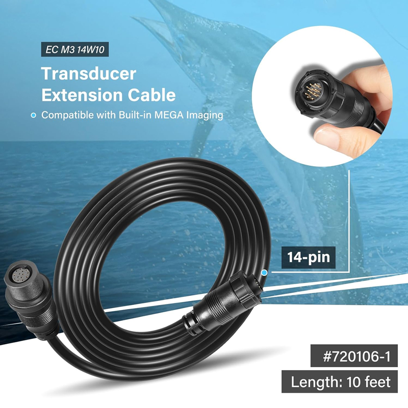 Transducer Extension Cable 10F - Fish Finder reseña y precio