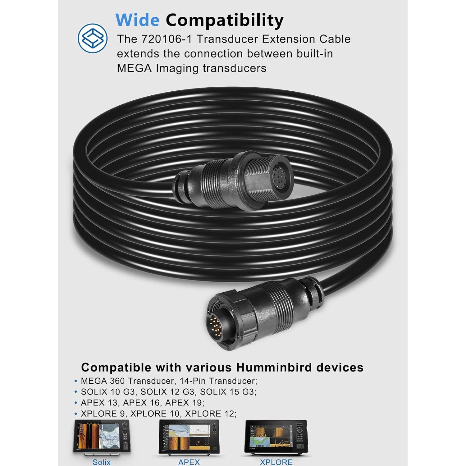 Transducer Extension Cable 10F - Fish Finder reseña y precio