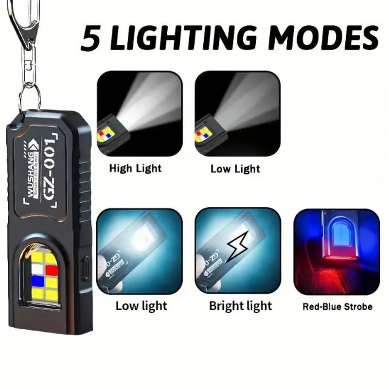 Powerful Mini COB LED Keychain - Fishing Light reseña y precio