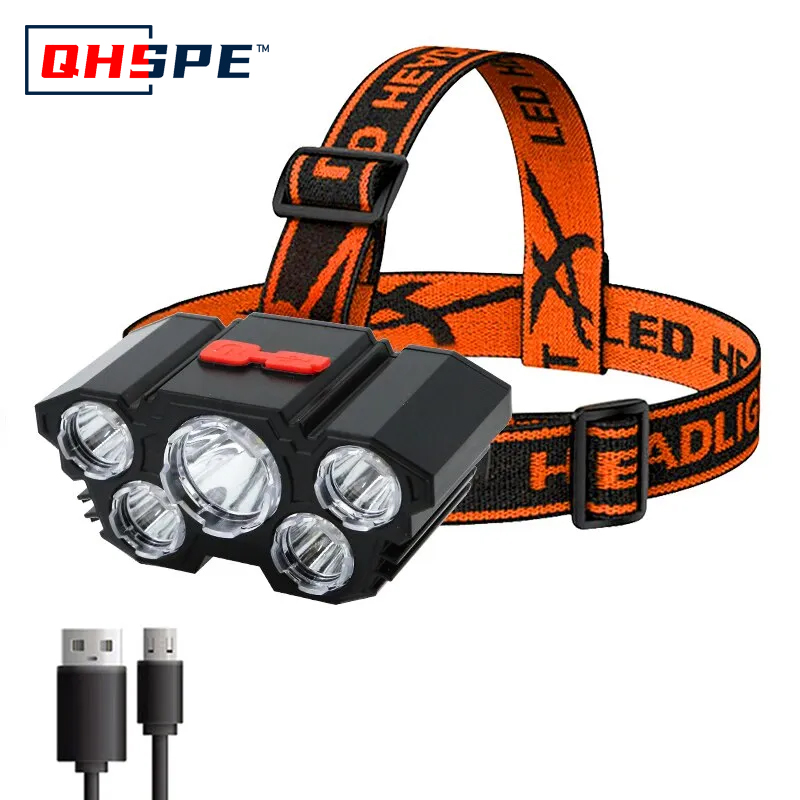Rechargeable 5 LED Headlamp St - Fish Finder Battery reseña y precio