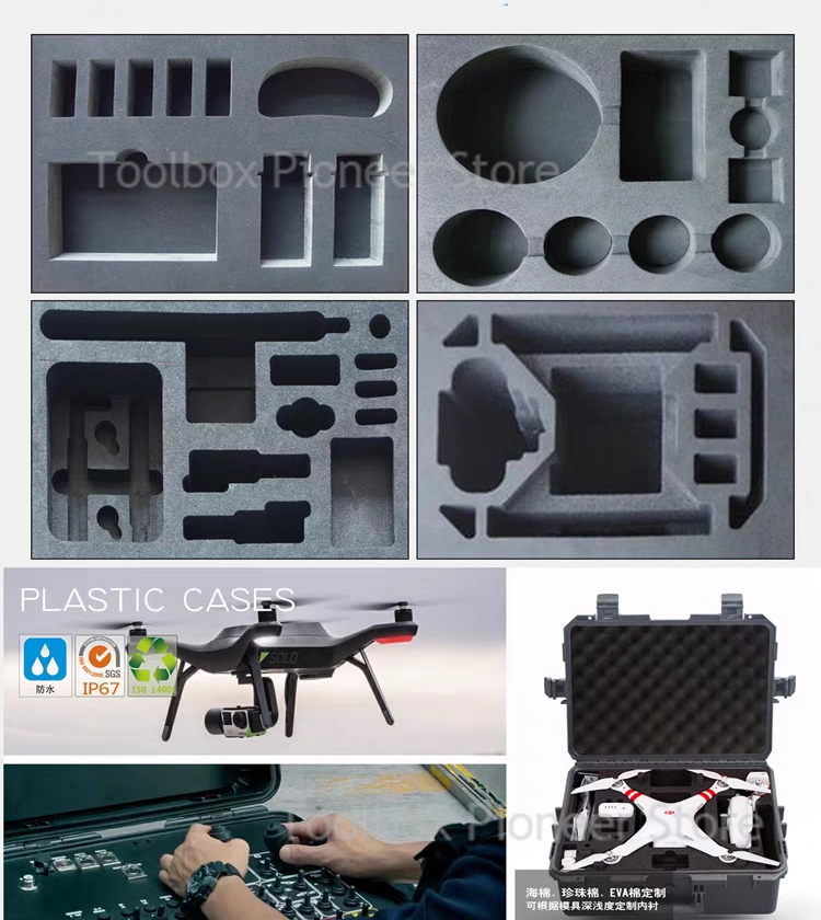 Tool Box ABS Plastic Equipment - Fish Finder Case reseña y precio