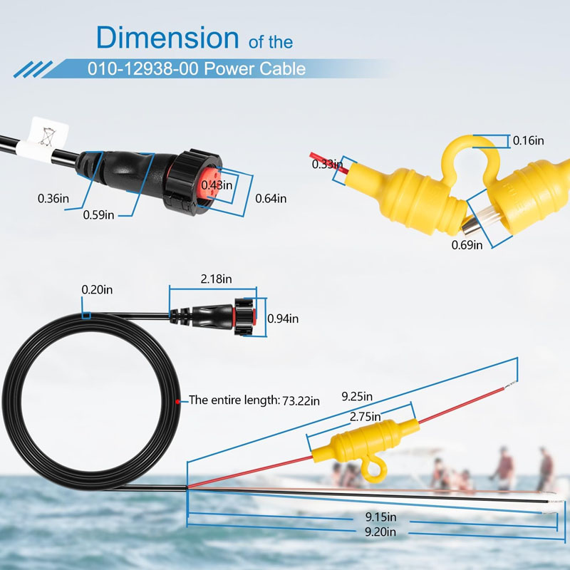 010-12938-00 Boat Power Cable  - Fish Finder Cable reseña y precio