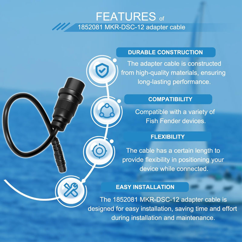 1852081 MKR-DSC-12  4-Pin Fish - Fish Finder reseña y precio