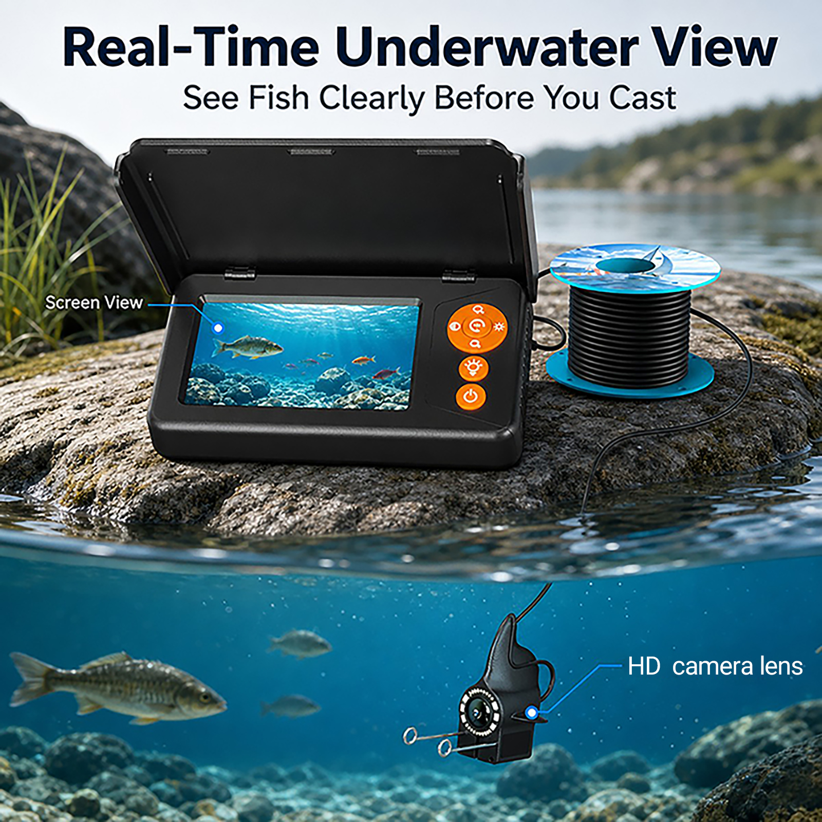 Fish Finder Underwater Camera  - Fishing Camera reseña y precio