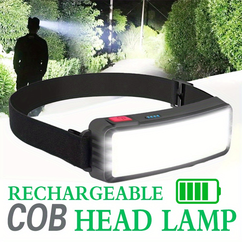 Powerful COB LED Headlamp Type - Fish Finder Battery reseña y precio
