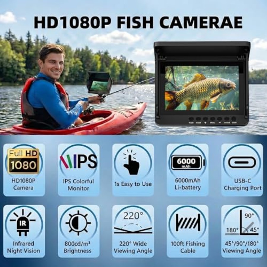 Underwater Fishing Camera for  - Fishing Camera reseña y precio