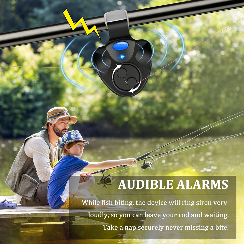 Carp Fishing Clip Set Rod Elec - Fish Finder Portable reseña y precio