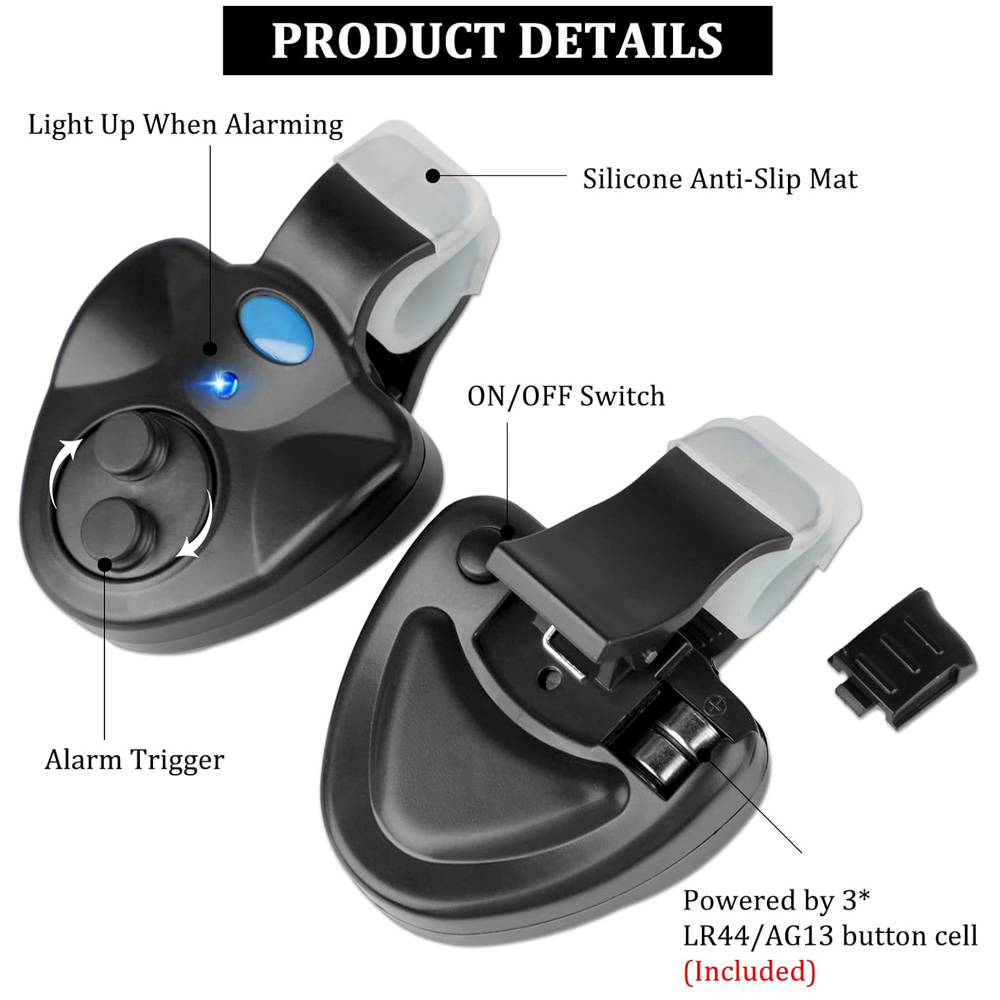 Carp Fishing Clip Set Rod Elec - Fish Finder Portable reseña y precio