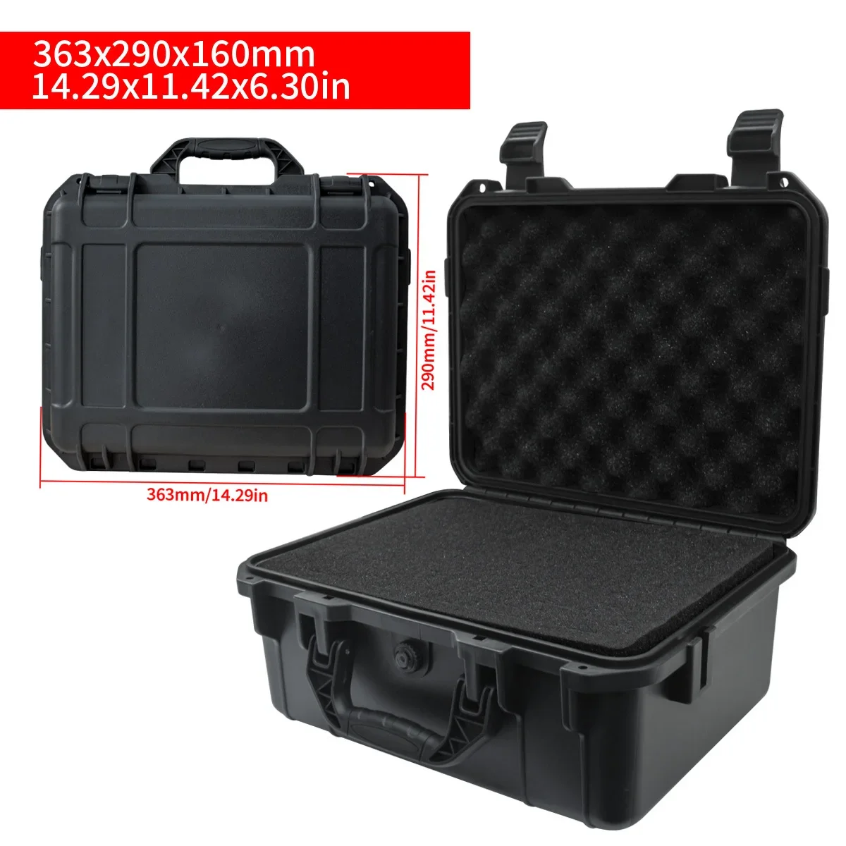 1 portable toolbox with pre cu - Fish Finder Case reseña y precio