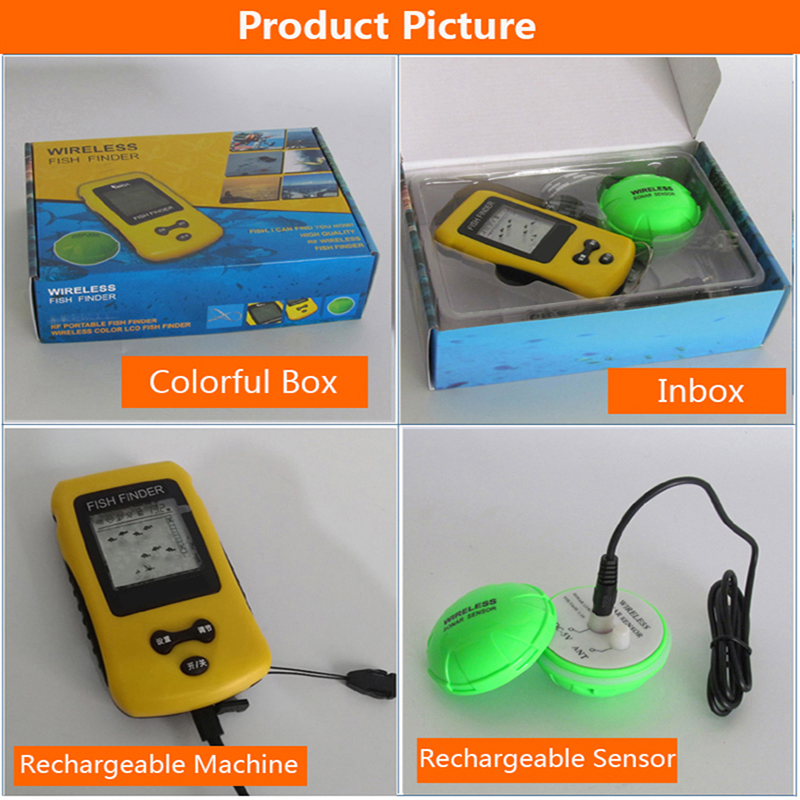 Brand New KDR Colorful Wireles - Fishing Depth Finder reseña y precio