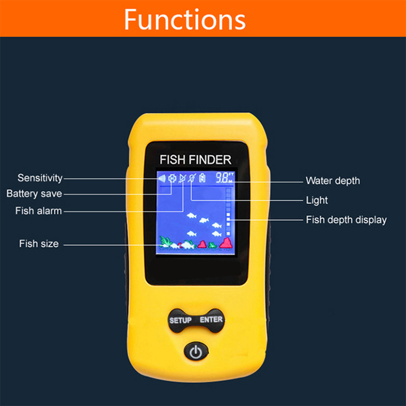 Brand New KDR Colorful Wireles - Fishing Depth Finder reseña y precio