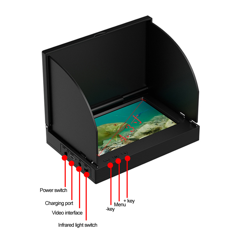 4.3 Inch HD Screen Fish Finder - Fishing Depth Finder reseña y precio