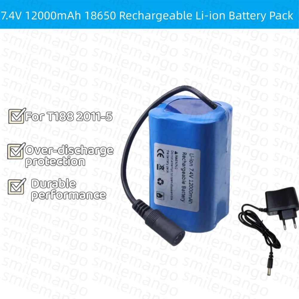 7.4V 12000mAh Battery with USB - Fish Finder Charger reseña y precio