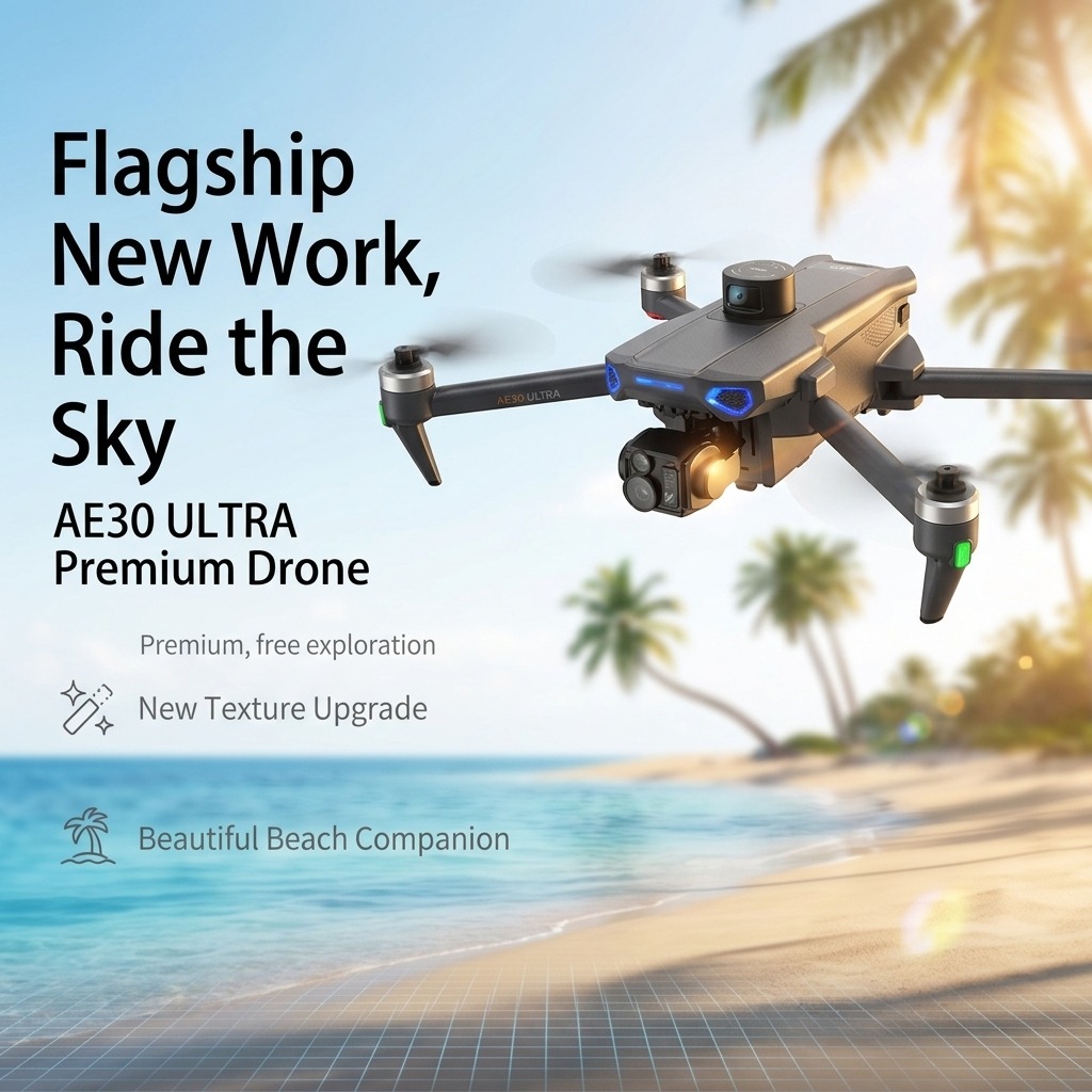 NEW AE30 Ultra GPS Drone 4K Pr - Fishing Camera reseña y precio