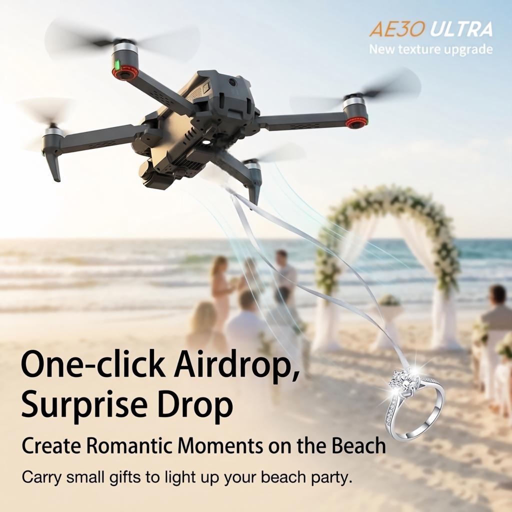 NEW AE30 Ultra GPS Drone 4K Pr - Fishing Camera reseña y precio